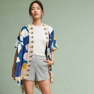 Sisters Gulassa Sunlight Silk Kimono from Anthropologie